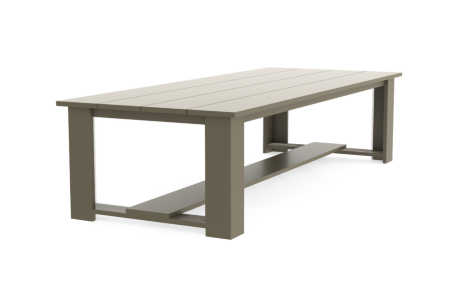 MaikelsDesign custom garden table shown at an angle