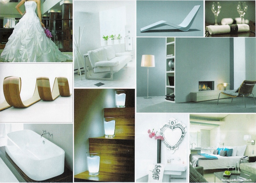 Relaxed and Romantic mood board